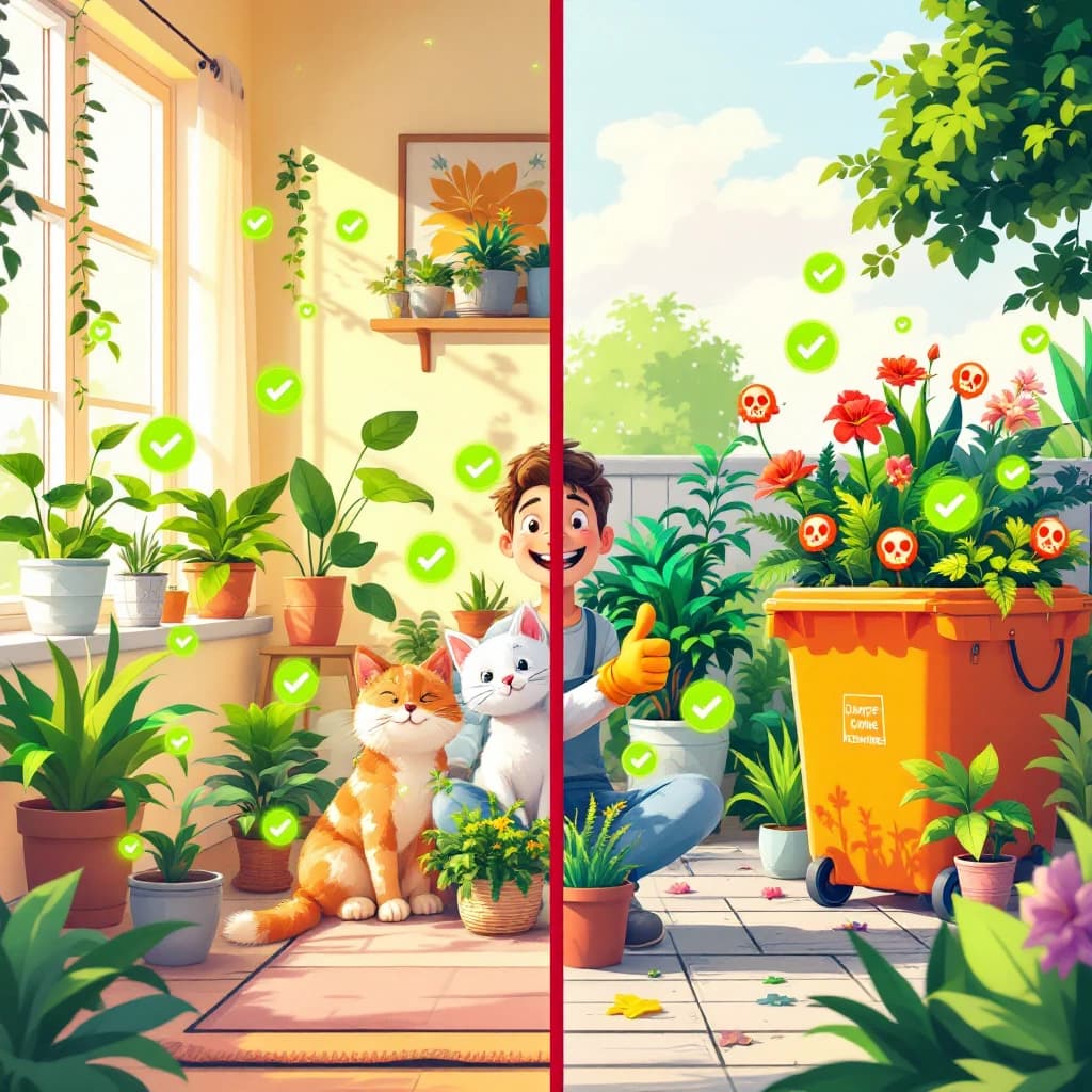 Giftige planten voor honden en katten